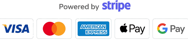 Powered by Stripe